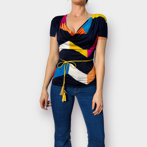 Y2K Gilli Colorful Top Size S