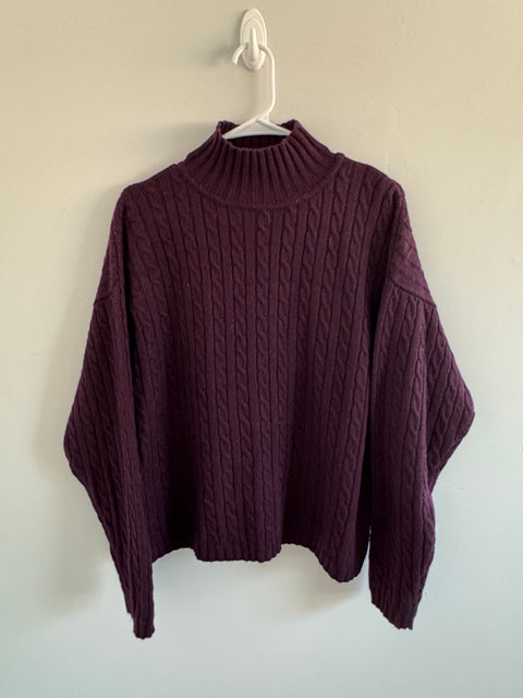 90s Bianca Nygard eggplant sweater Size M