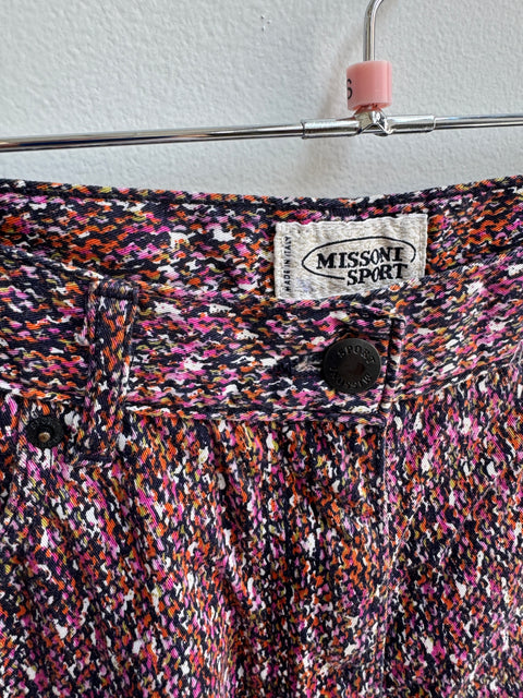 90s Missoni Sport made in Italy printed pants Size 40