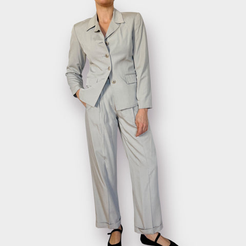 90s B. Moss Gray Pants Suit Size S