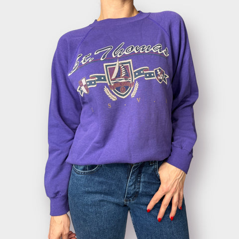 90s Hanes St. Thomas Purple Crewneck size L