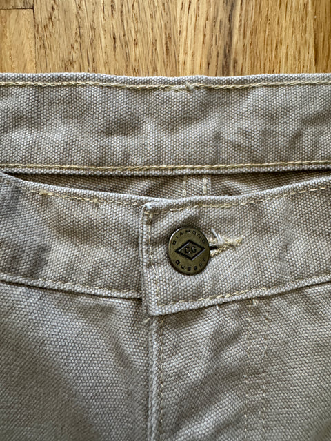 90s Diamond Gusset Tan Jorts Size 35