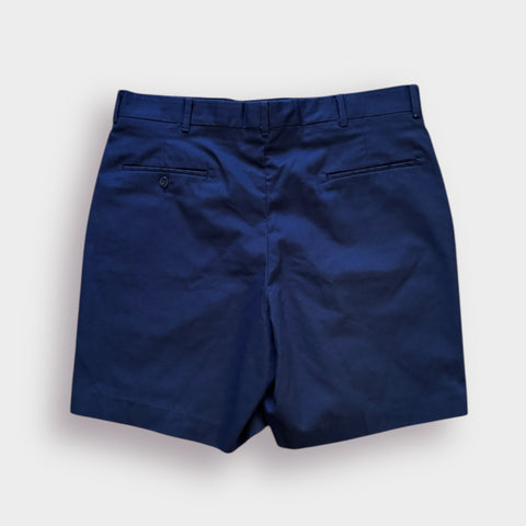 80s Knightsbridge Navy Shorts Size 35