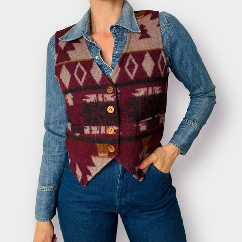 90s Wesley 2 Wool Vest