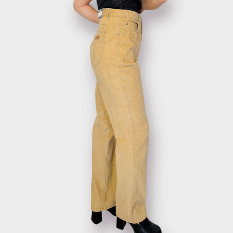 80s Gitano Deadstock Tan Corduroys Size 34”