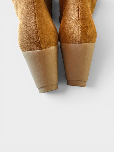 00s COACH Suede and Fur Boots Size 11