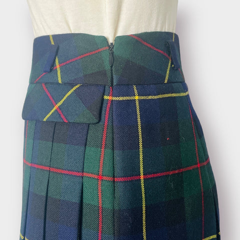 Keith Plaid Knee Length Skirt