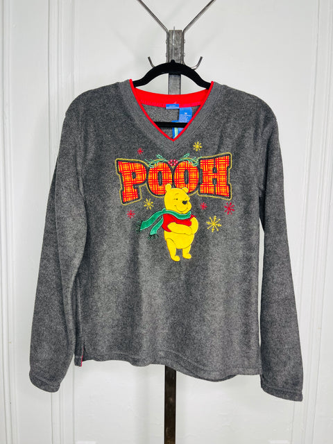 Winnie the Pooh Holiday Fleece Size M