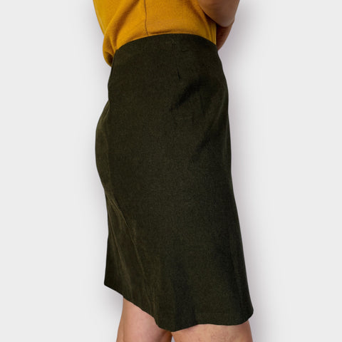 90s ilyza Olive Green Skirt Size L