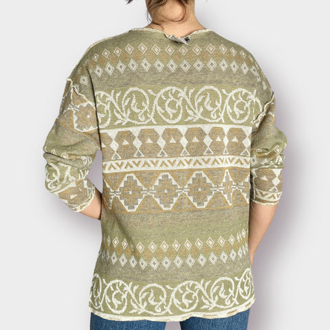 90s Lajaté Neutrals Tunic Sweater
