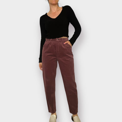 90s Pizzazz Mauve Corduroy Pants