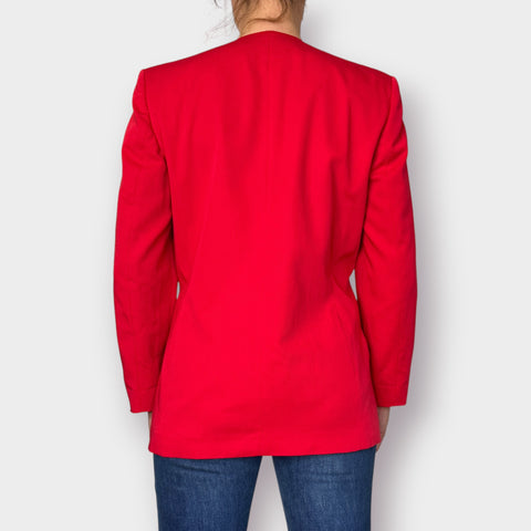 80s Pendleton Red Double Breasted Blazer