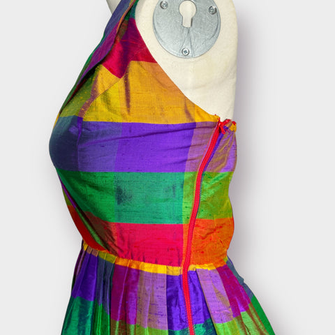 90s Liz Claiborne Rainbow Dress