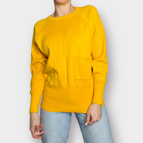 90s Casual Corner Mustard Yellow Knit Top