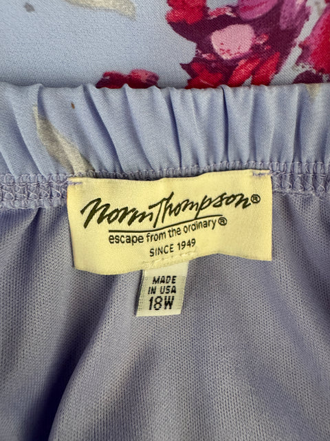 Y2K Norm Thompson Periwinkle Midi Skirt