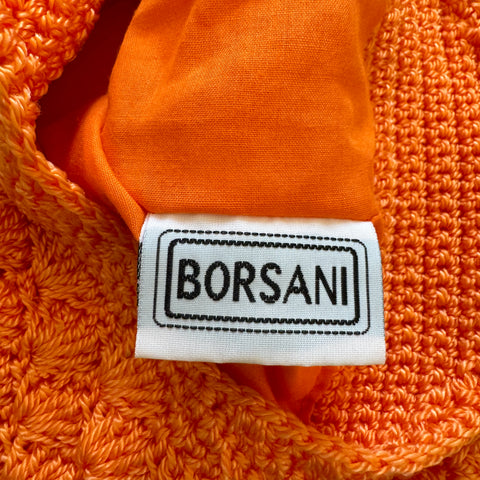 Y2K Borsani Orange Woven Bag