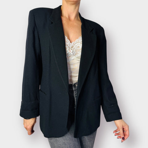 90s Alfred Dunner Black Blazer Size L
