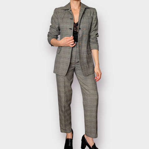 90s Harve Bernard Plaid Suit Size S/M