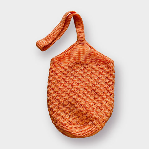 Y2K Borsani Orange Woven Bag