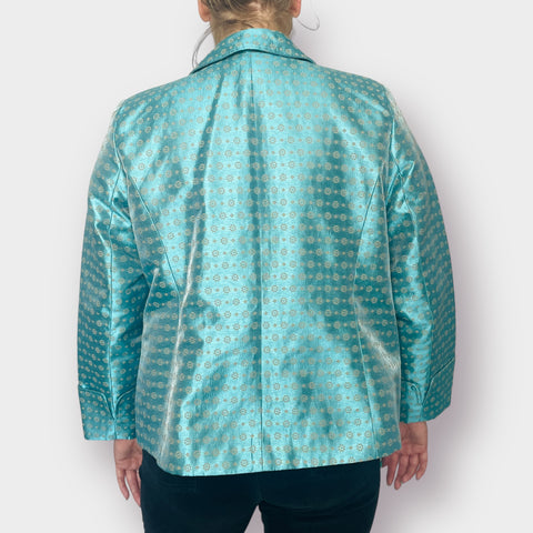 Victor Costa Teal Blazer Jacket