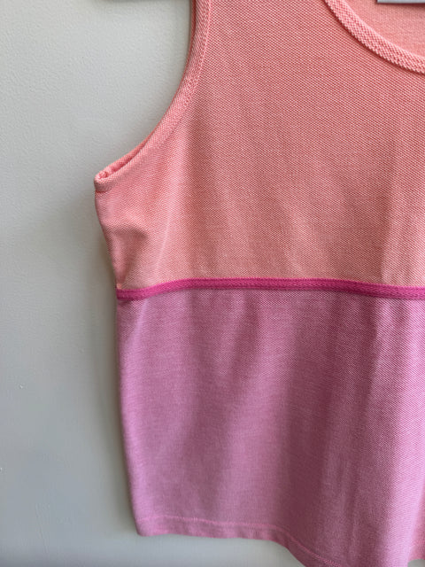 90s Jaclyn Smith Sport Pink Orange Tank Size M