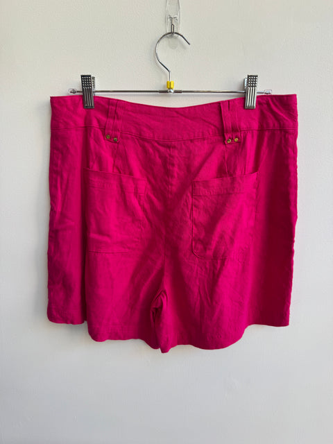 INC Pink Linen Shorts