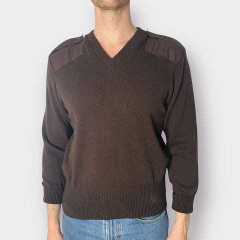 90s Brown Airmen Sweater