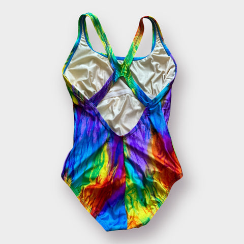 Y2K Speedo Rainbow Swimsuit