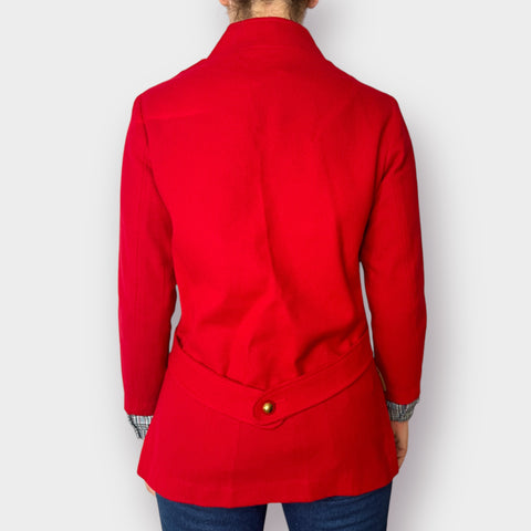 60s Jack Winter Red Bellhop Style Jacket