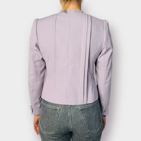 90s Sasson Lavender Crop Blazer Size M