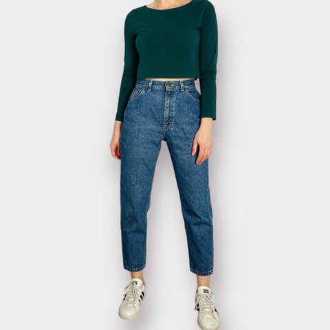 90's Mom Jeans 90s LEE Medium Wash Petite Mom Jeans