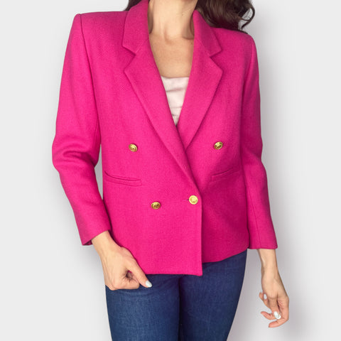 90s Pink Wool Blazer