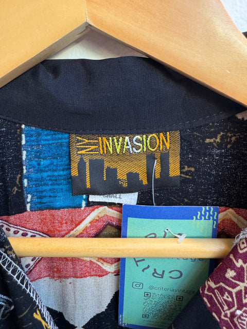90s NY Invasion Shorts Set Size S