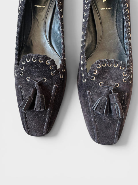 Vintage PRADA Suede Loafers Size 41