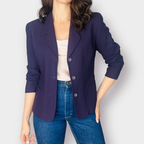90s Chelsea Cambell Purple Fitted Blazer