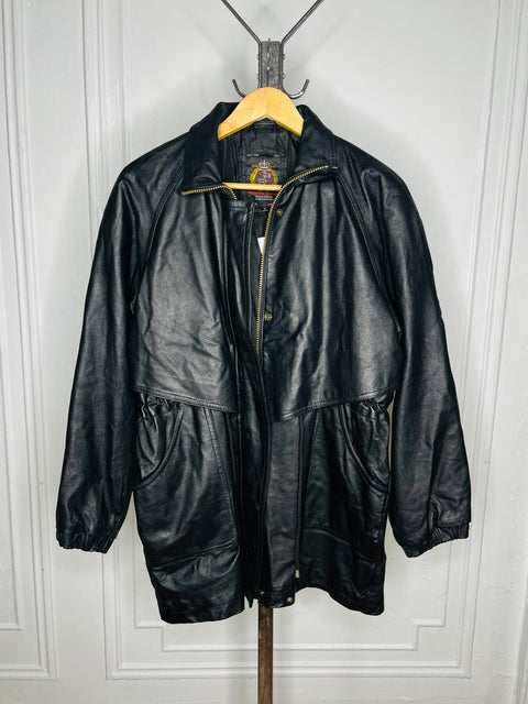 90s Prestige Leather Jacket size L