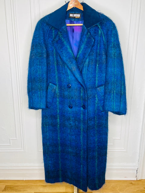 80s Dale Dressin Mohair Coat Size L