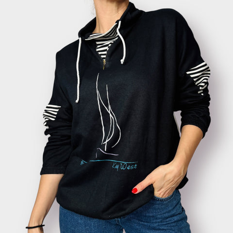 80s Key West Sweatshirt Top Size XL