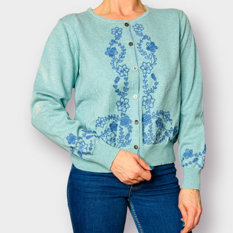 00s Sundance teal cardigan Size XL