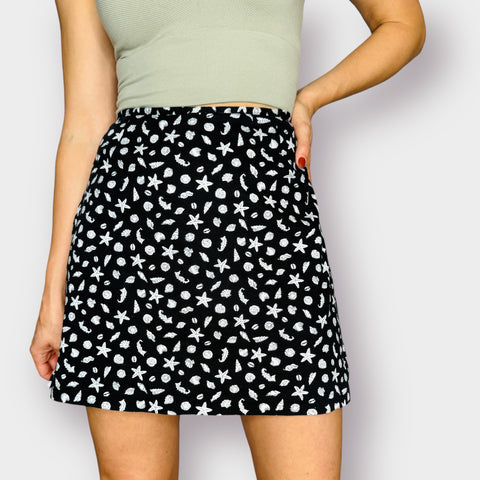 90s Briggs Casual Sea Shell Skort