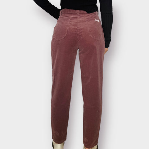 90s Pizzazz Mauve Corduroy Pants