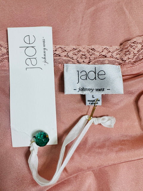 "Jade" Johnny Was Silk Slip Dress