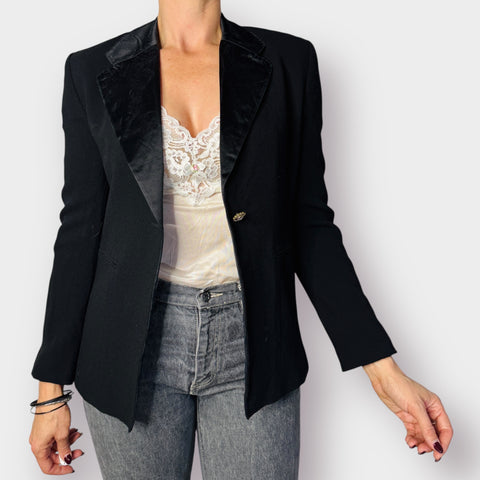 00s Blunauta Black Blazer Size S