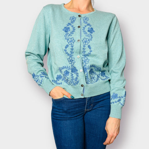 00s Sundance teal cardigan Size XL