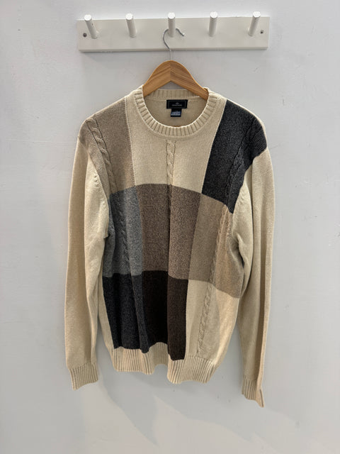 00s Dockers Crewneck Neutrals Sweater Size L
