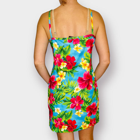 90s Koah Tropical Floral Dress