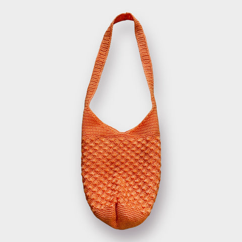 Y2K Borsani Orange Woven Bag