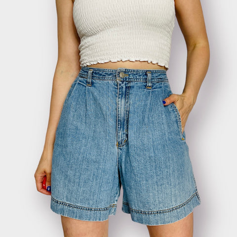 90s Tape Measure Jean shorts