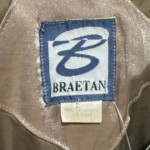 90s Braetan Tan Iridescent Jacket Size L