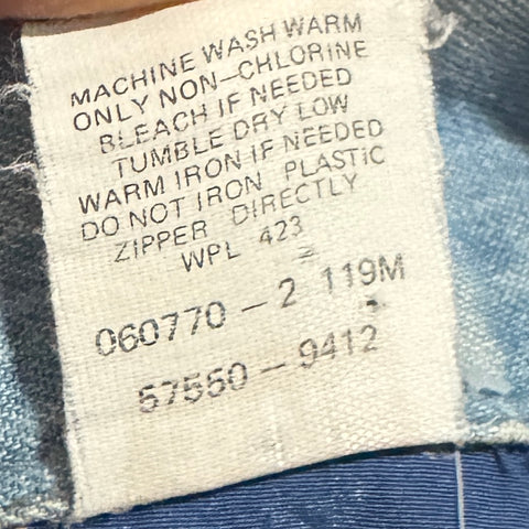 80s Levi’s Denim Bomber Jacket Size XL